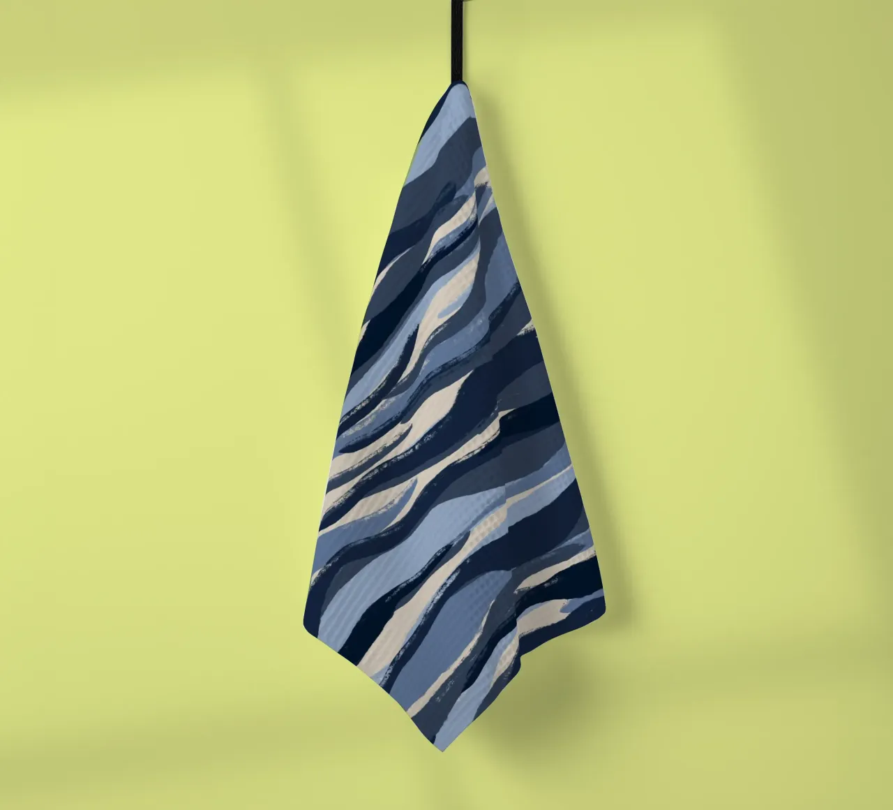 Blue Waves Pattern canovaccio da cucina da treechild