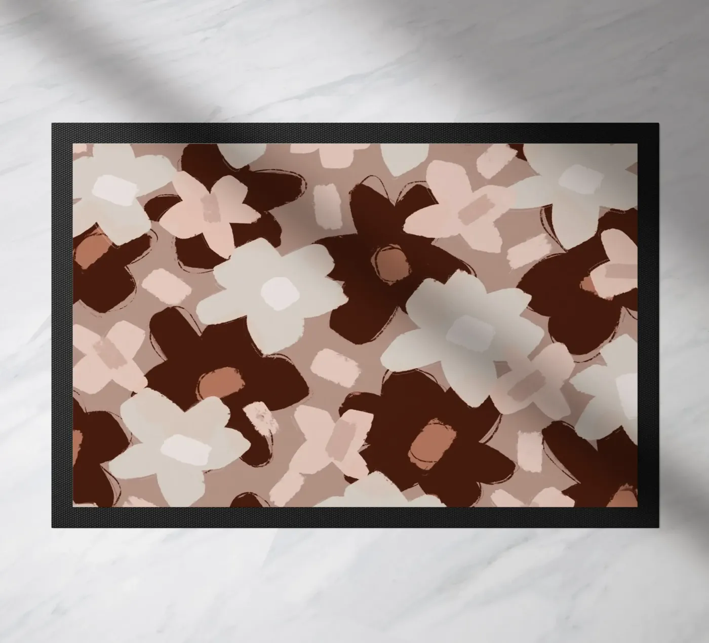 Pastel Flower Pattern doormat by treechild