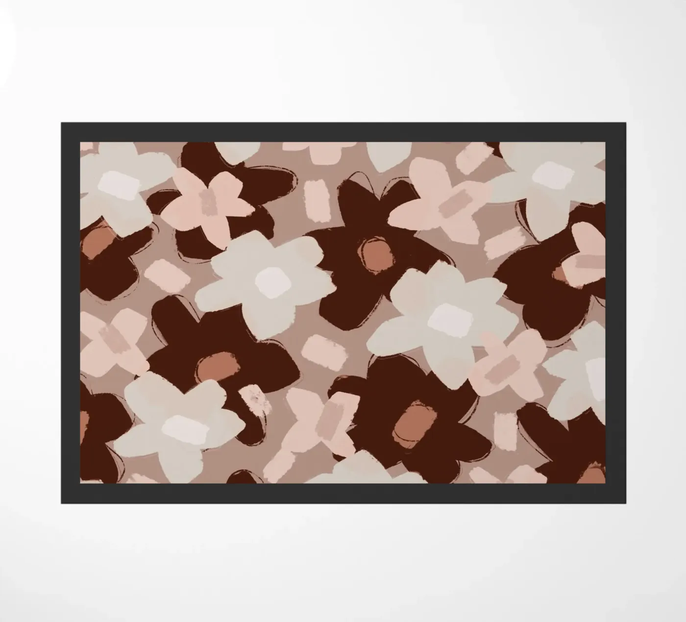 Pastel Flower Pattern doormat by treechild