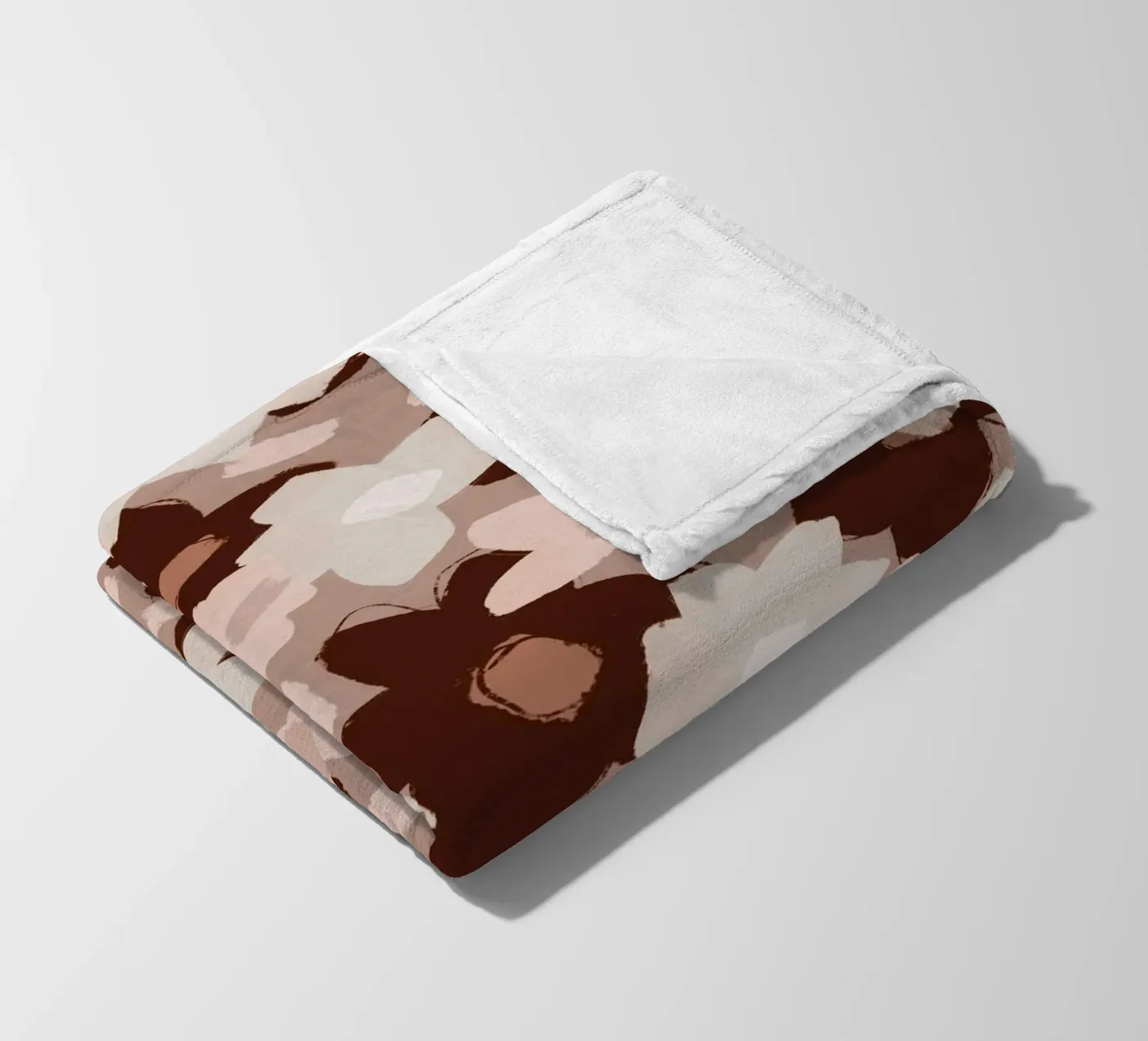 Pastel Flower Pattern Fleecedecke von treechild