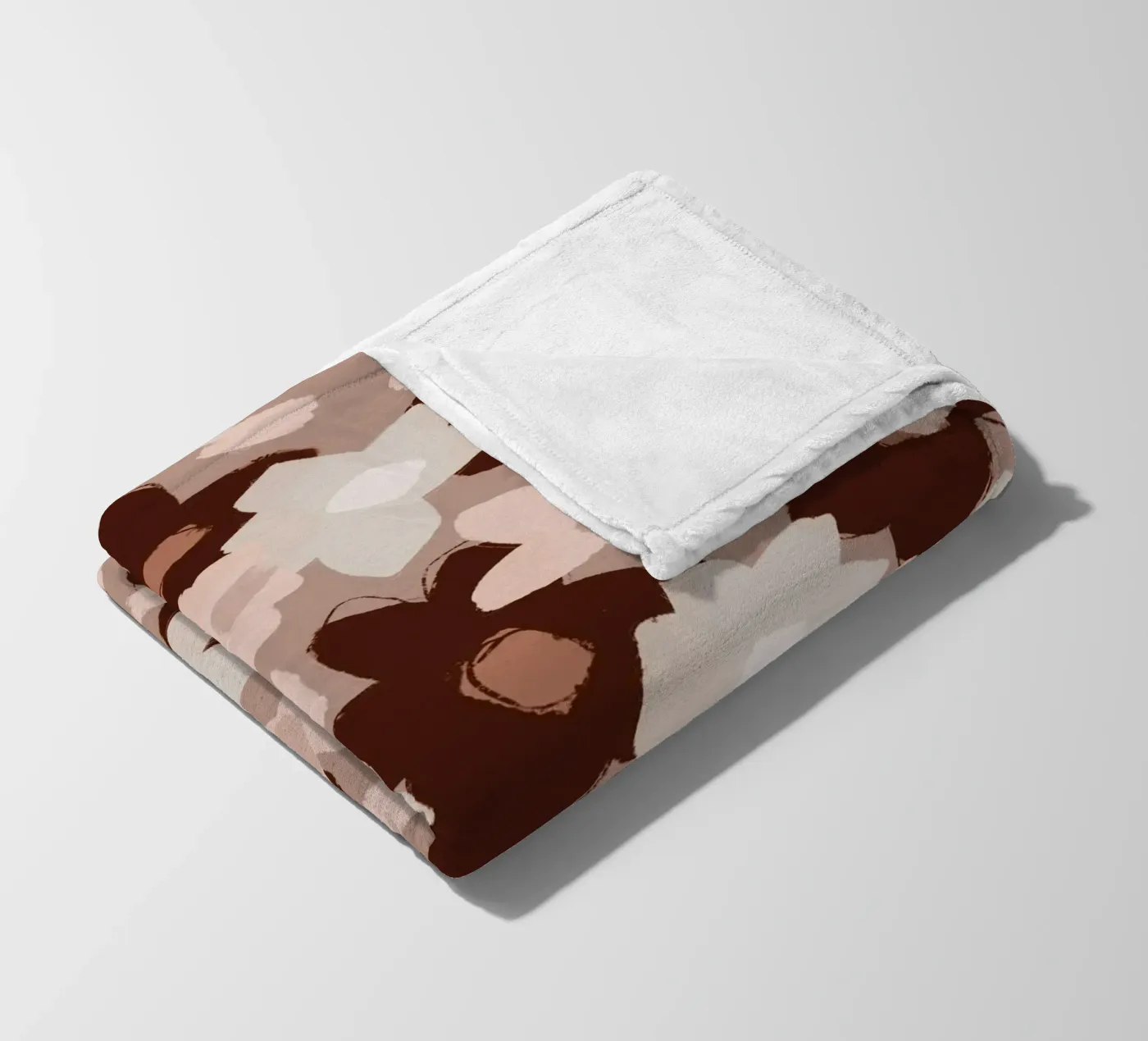 Pastel Flower Pattern Fleecedecke von treechild