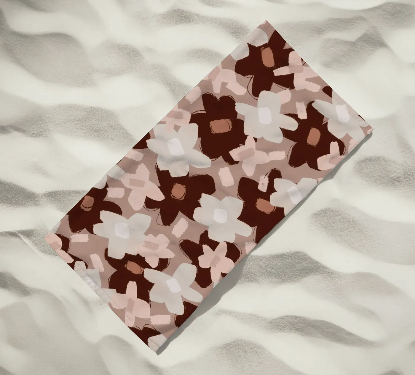 Pastel Flower Pattern telo mare da treechild