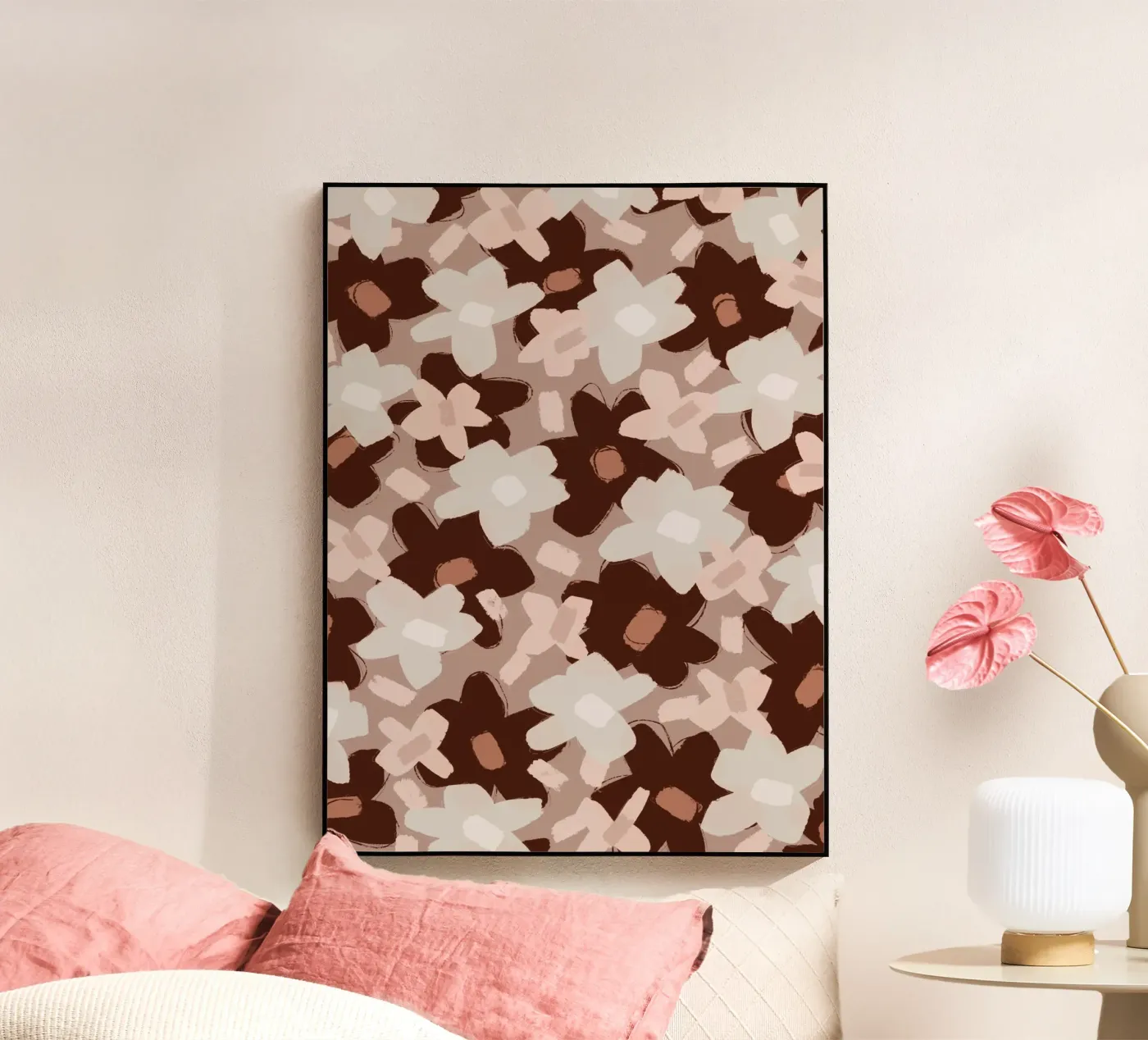 Pastel Flower Pattern plexiglass da treechild