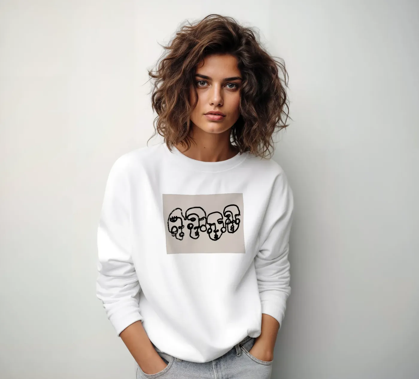 Four Faces sweatshirt van treechild
