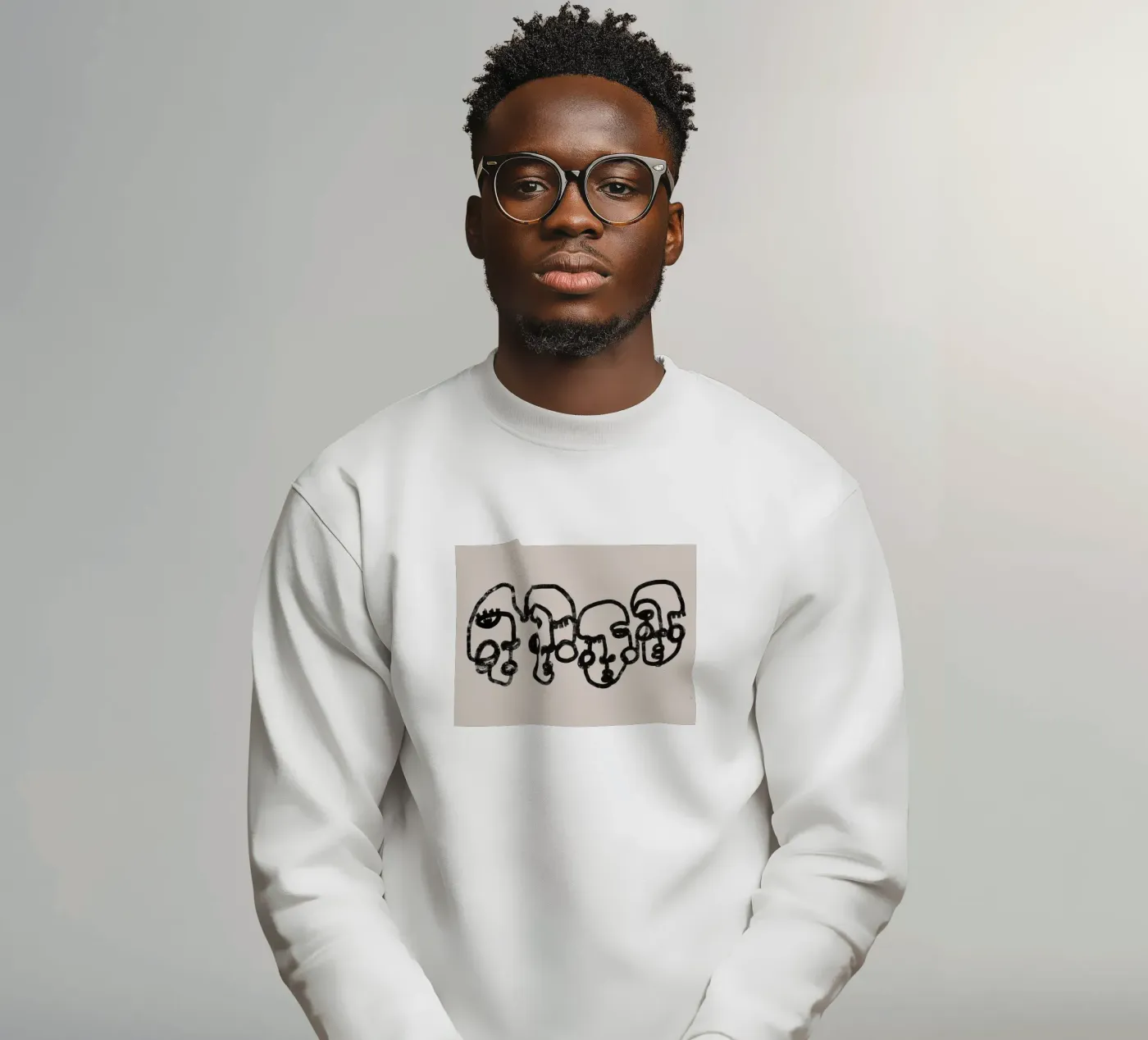 Four Faces felpa da treechild