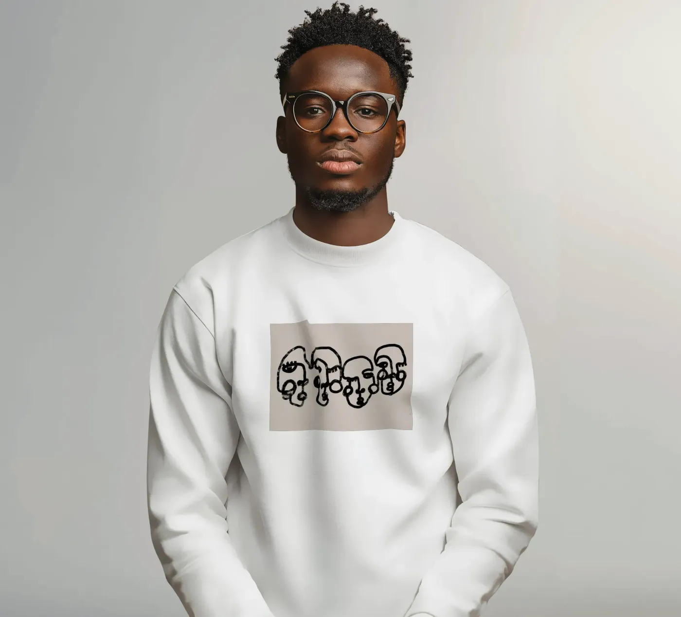 Four Faces felpa da treechild