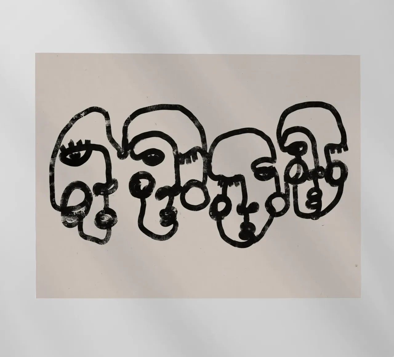 Four Faces pellicola backlit da treechild