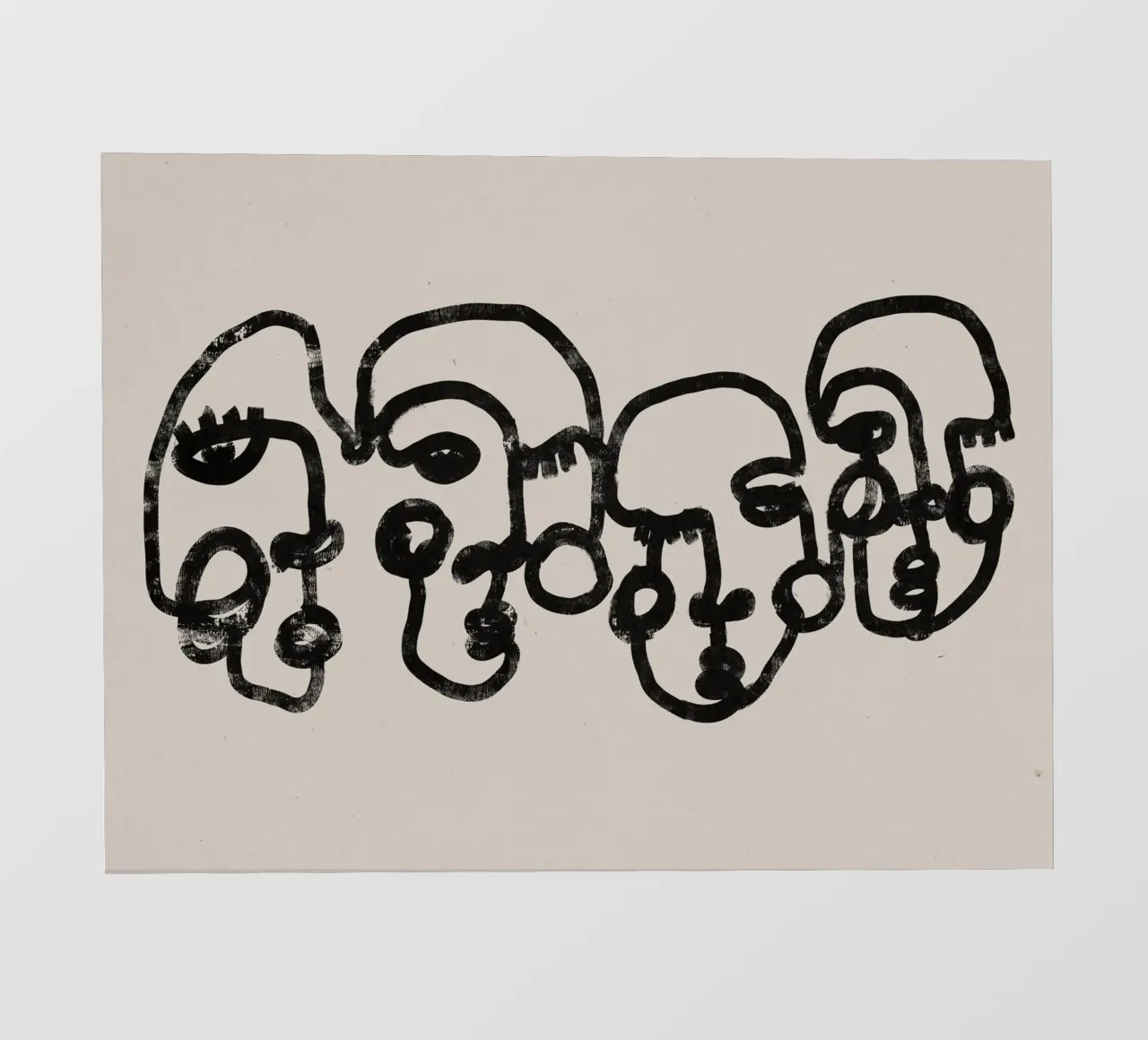 Four Faces pellicola backlit da treechild