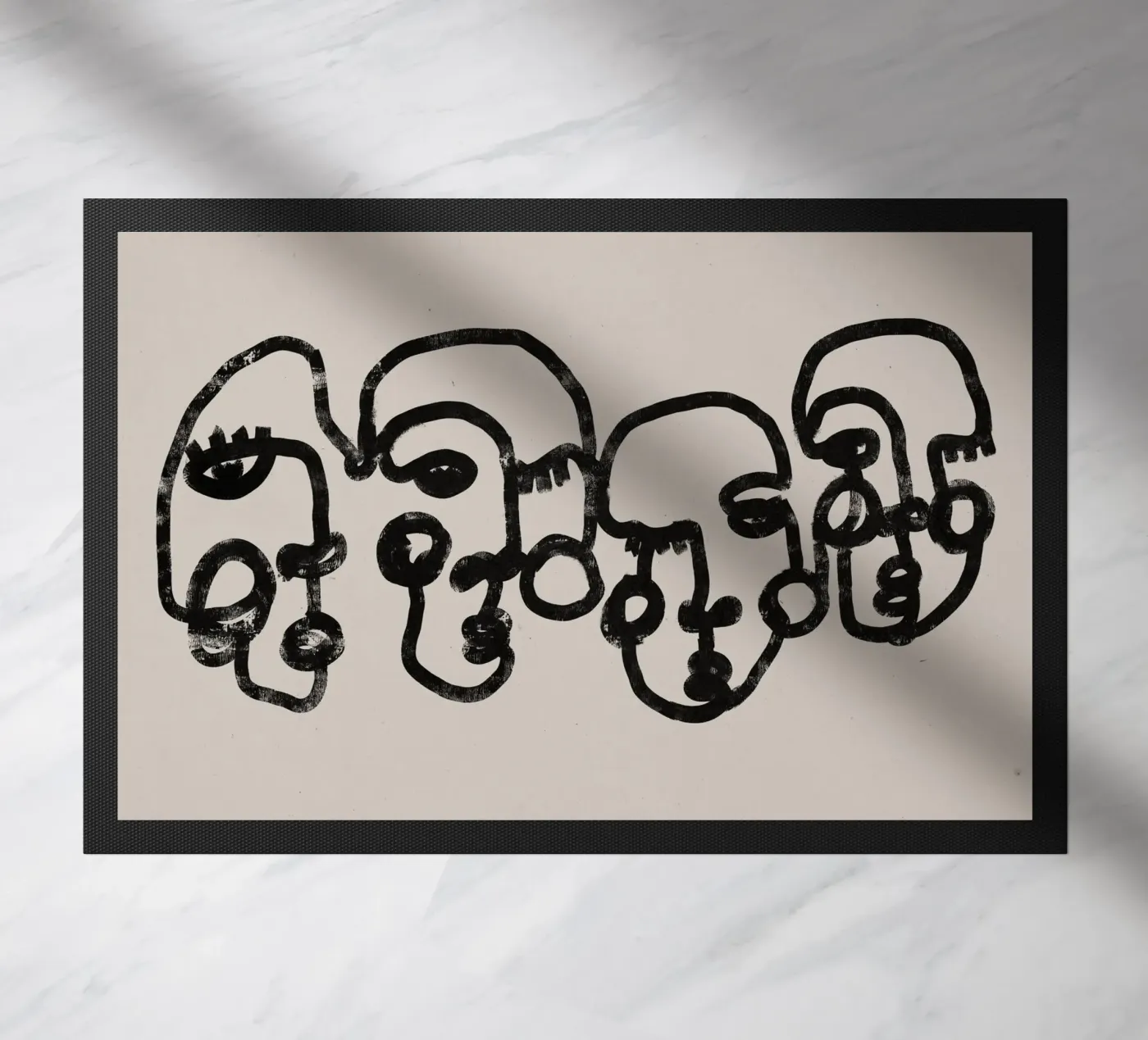 Four Faces paillasson de treechild