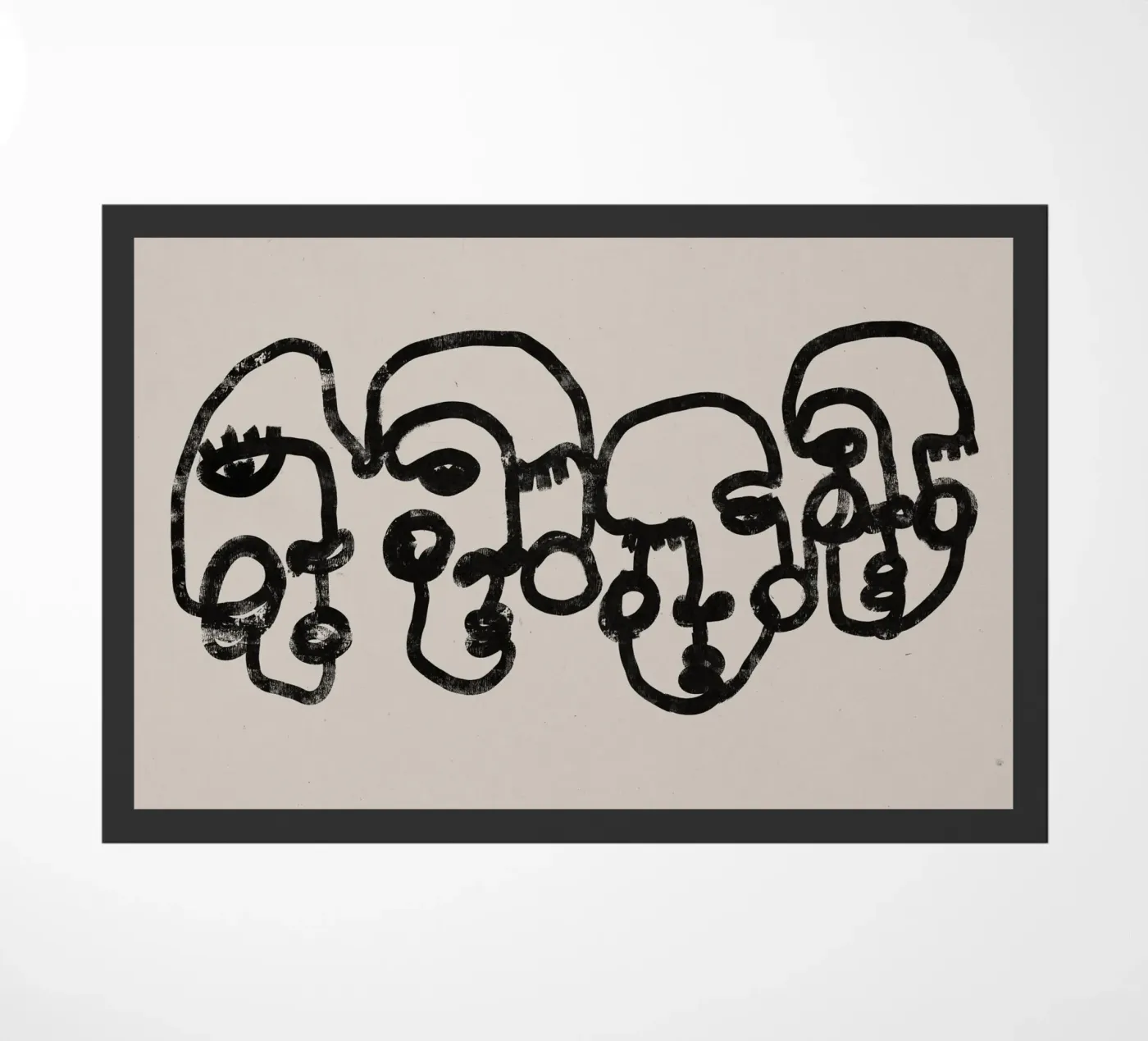 Four Faces paillasson de treechild