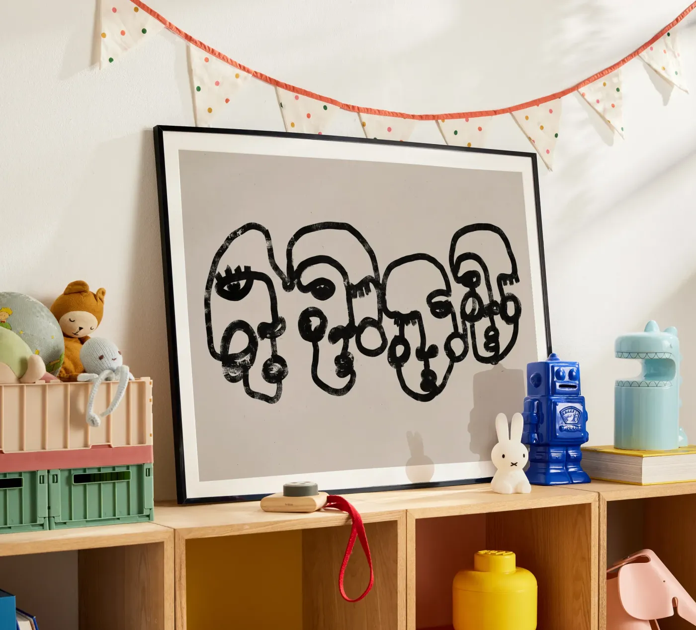 Four Faces Poster von treechild
