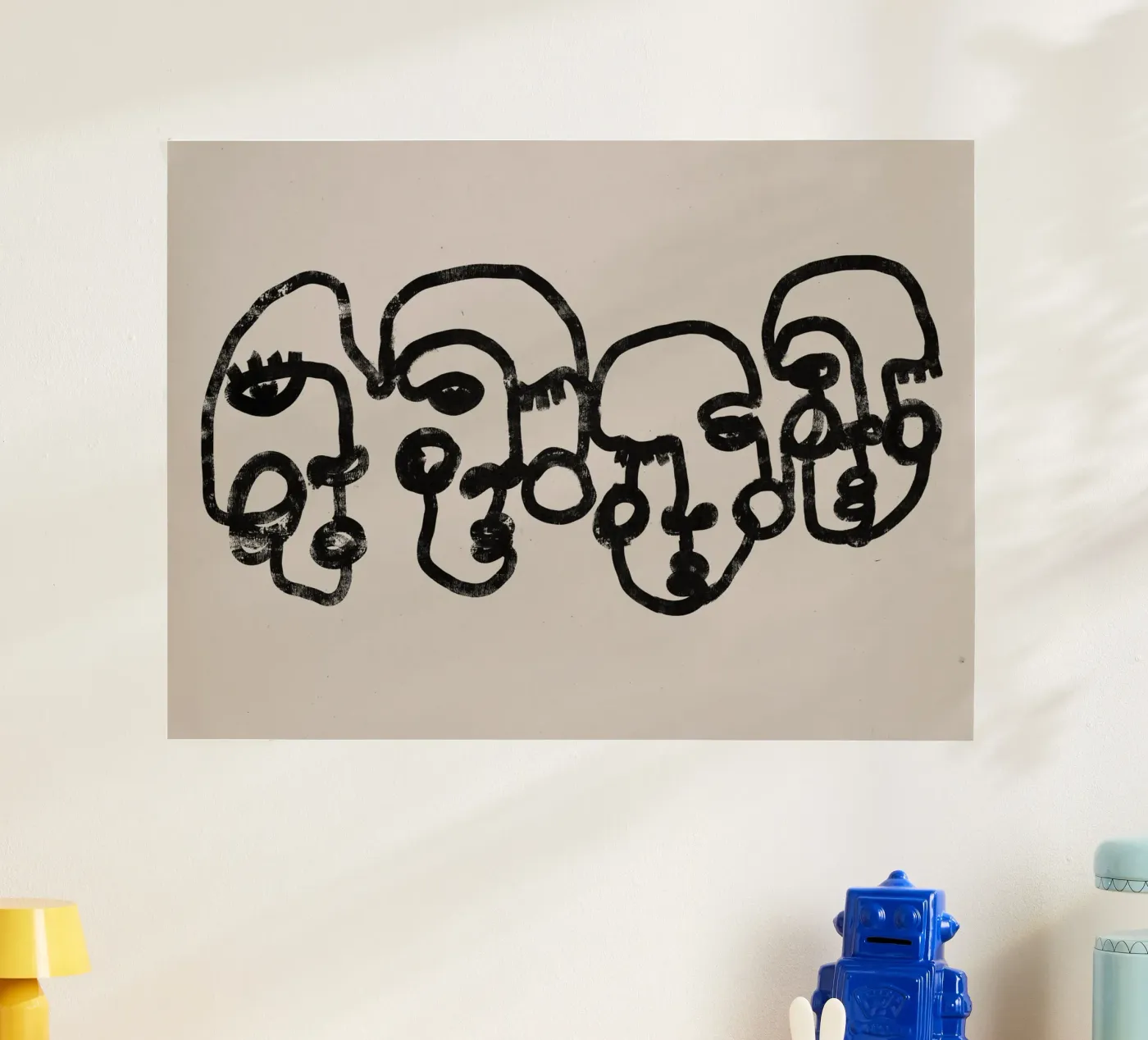 Four Faces Poster von treechild