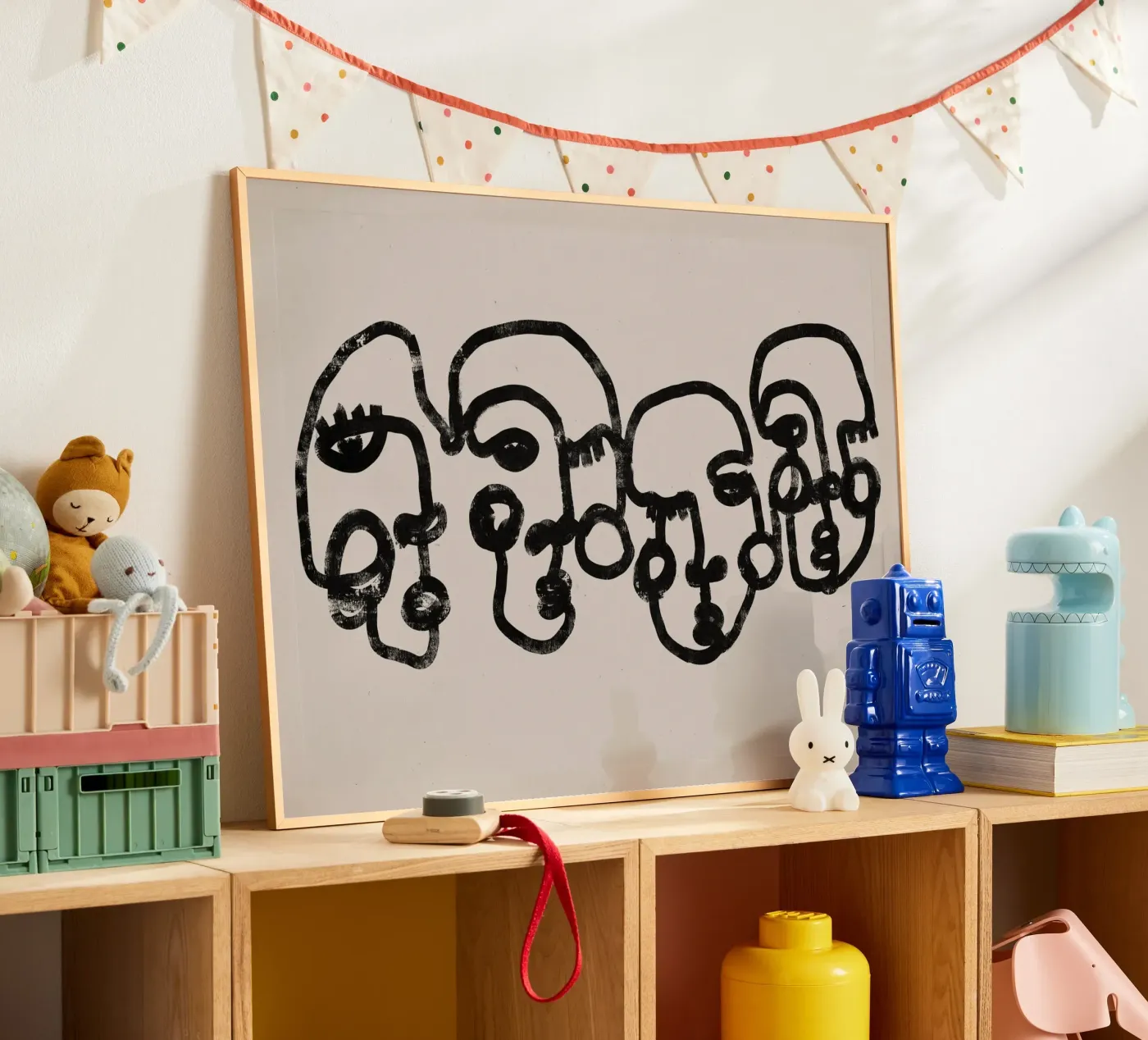 Four Faces Poster von treechild