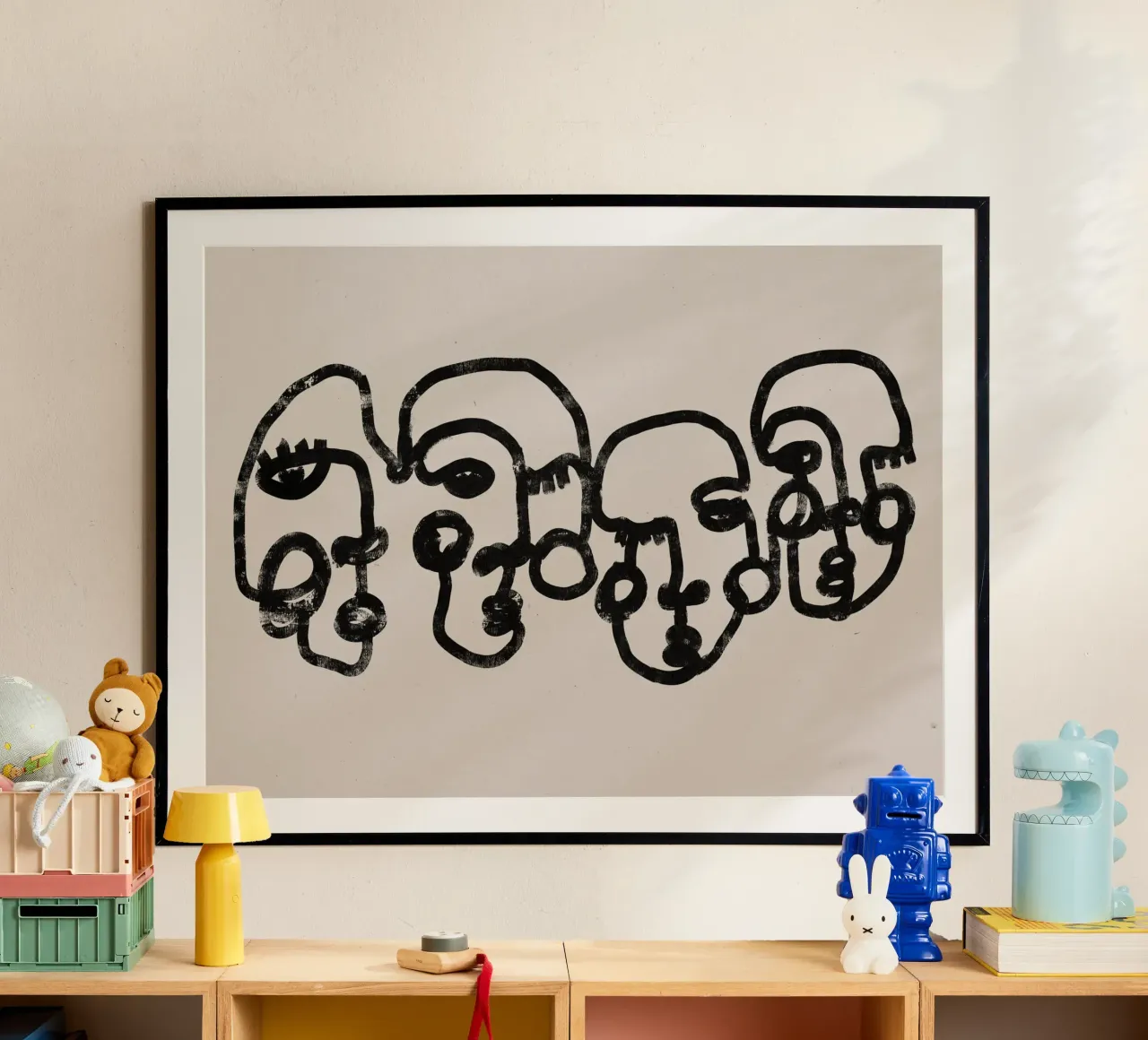 Four Faces poster da treechild