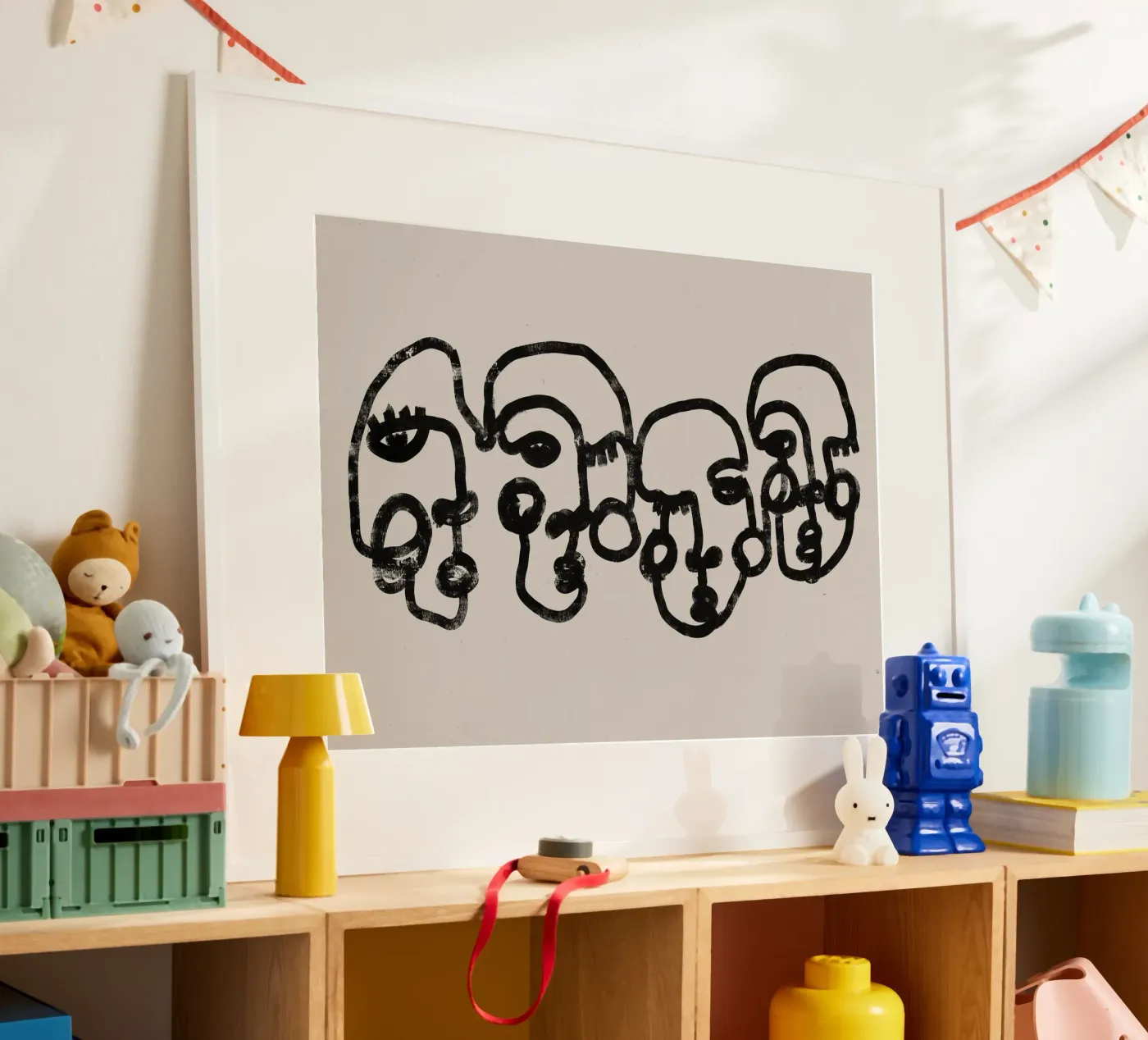 Four Faces Poster von treechild