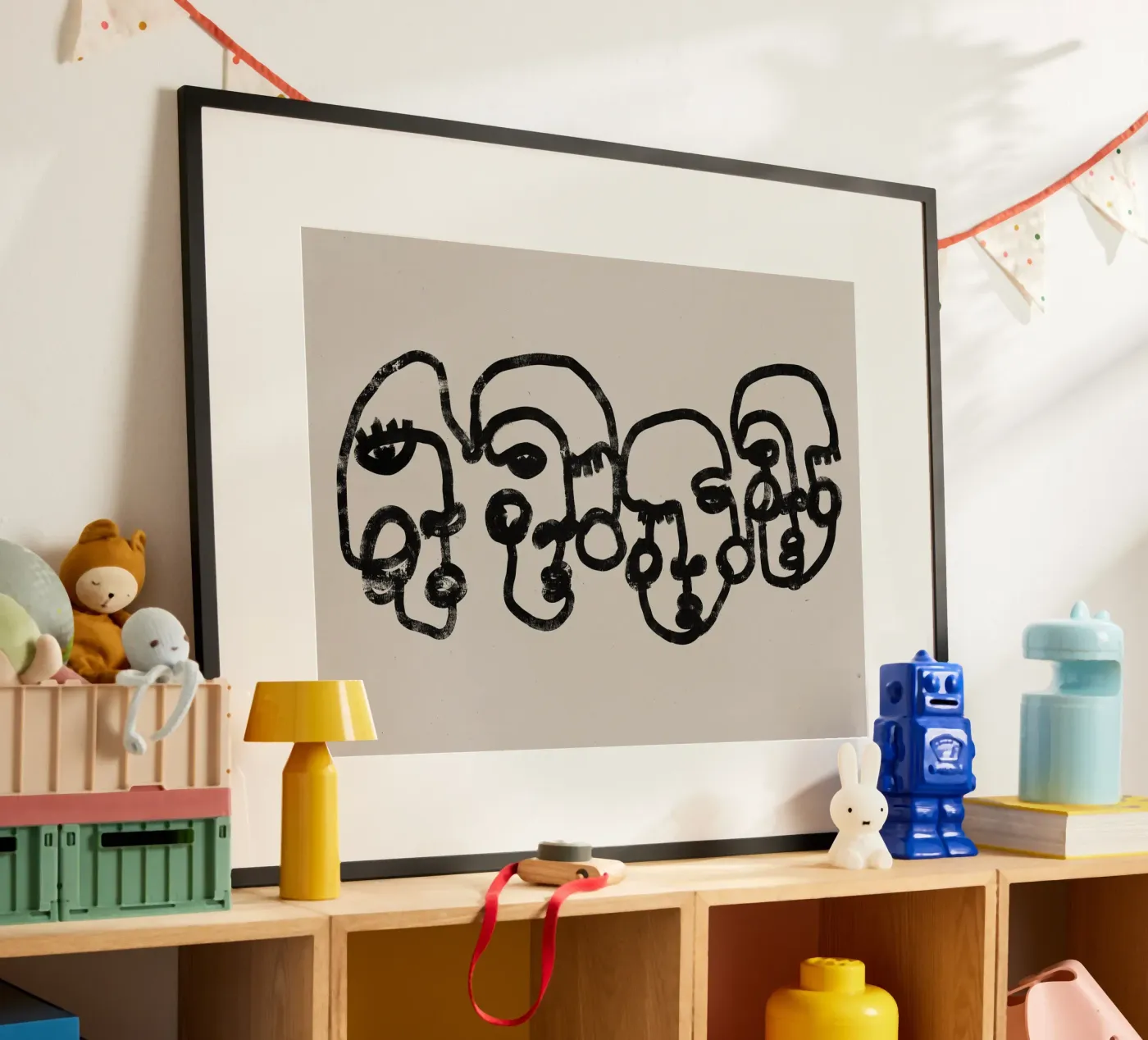 Four Faces Poster von treechild