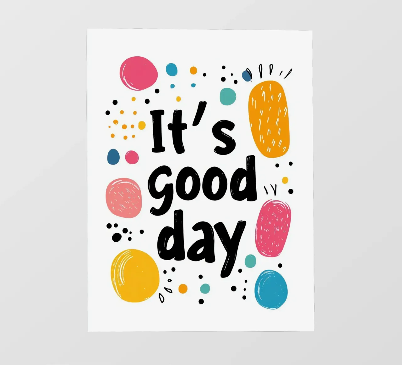 It's a good day - 1 pellicola backlit da Art Typo Essentiel
