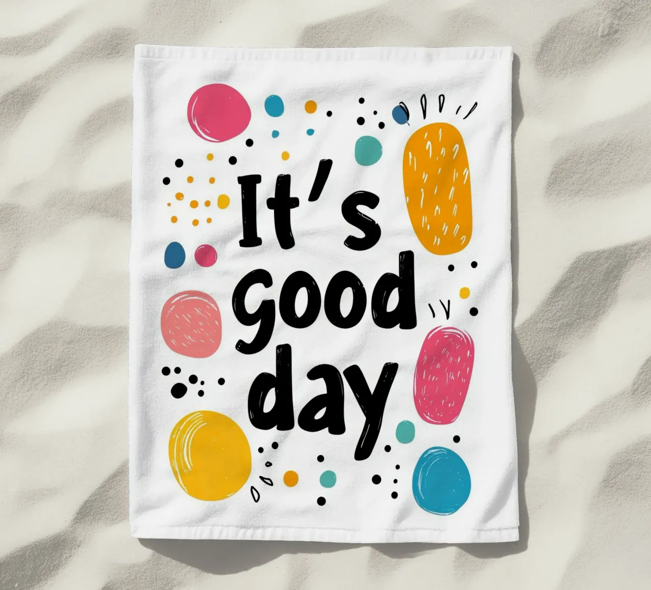 It's a good day - 1 telo mare da Art Typo Essentiel