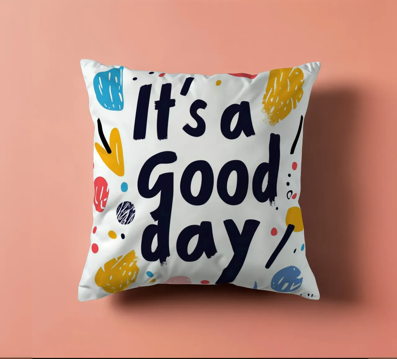 It's a good day - 2 cuscino da Art Typo Essentiel