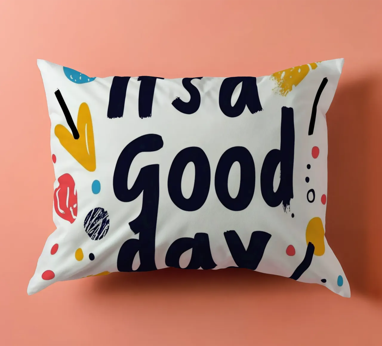 It's a good day - 2 cuscino da Art Typo Essentiel