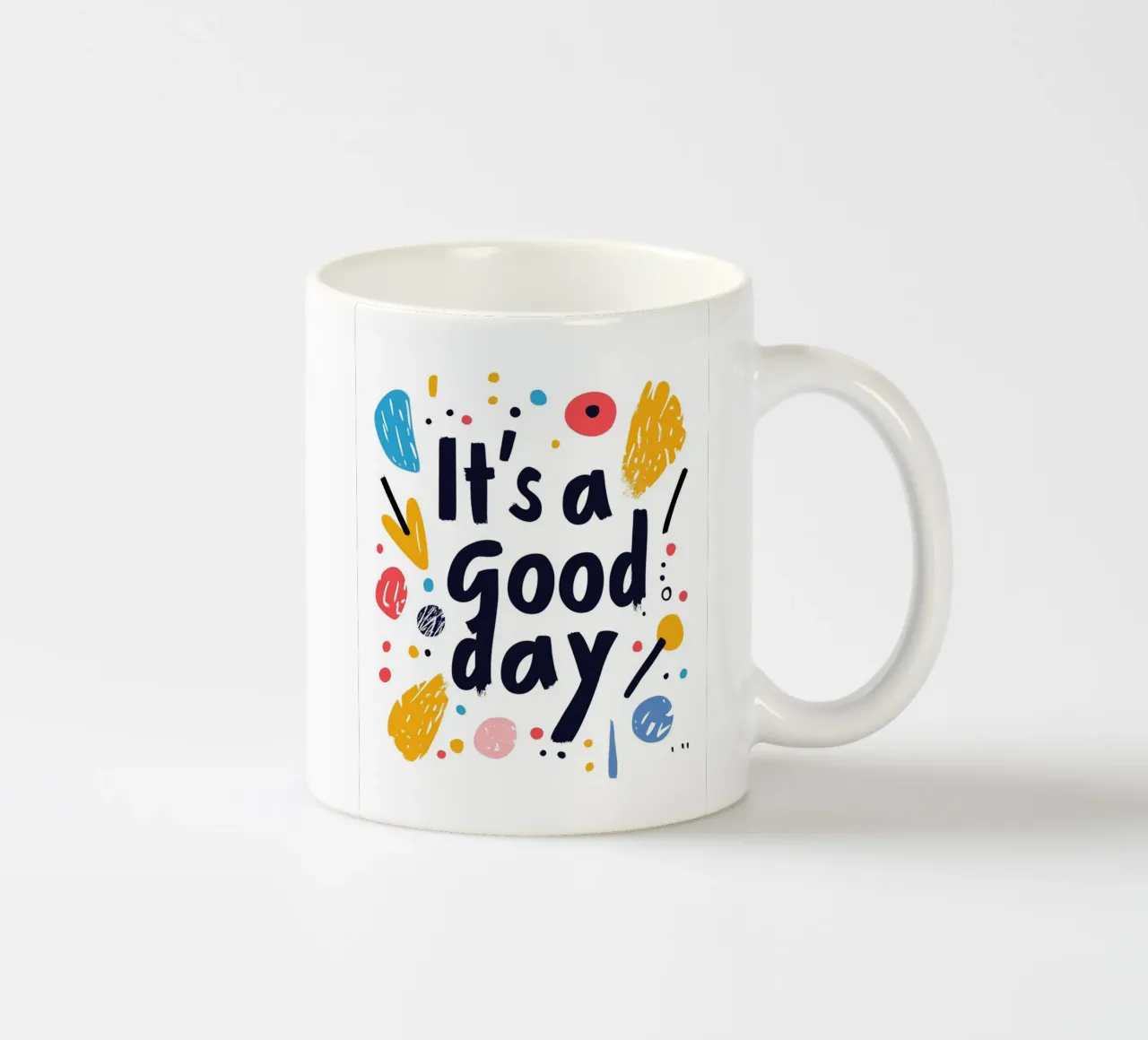 It's a good day - 2 tazza in ceramica da Art Typo Essentiel