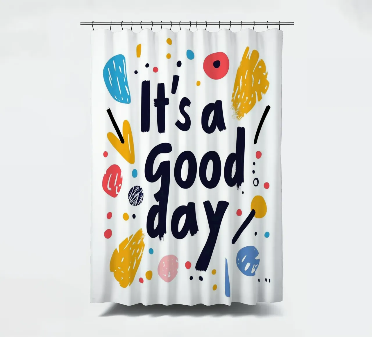 It's a good day - 2 Duschvorhang von Art Typo Essentiel