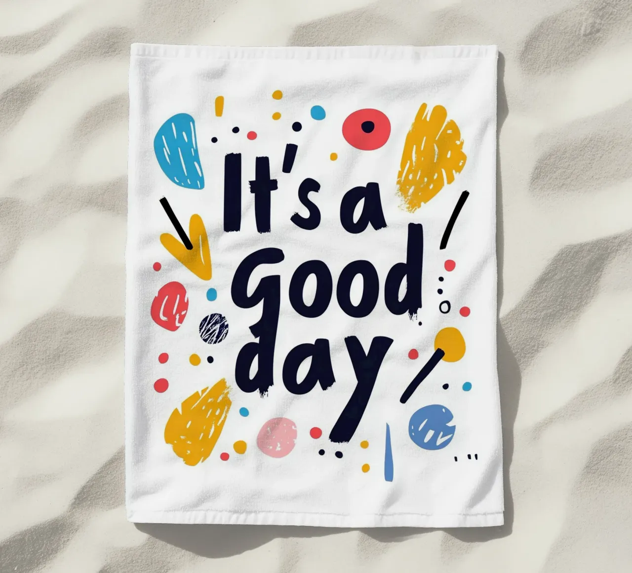 It's a good day - 2 telo mare da Art Typo Essentiel