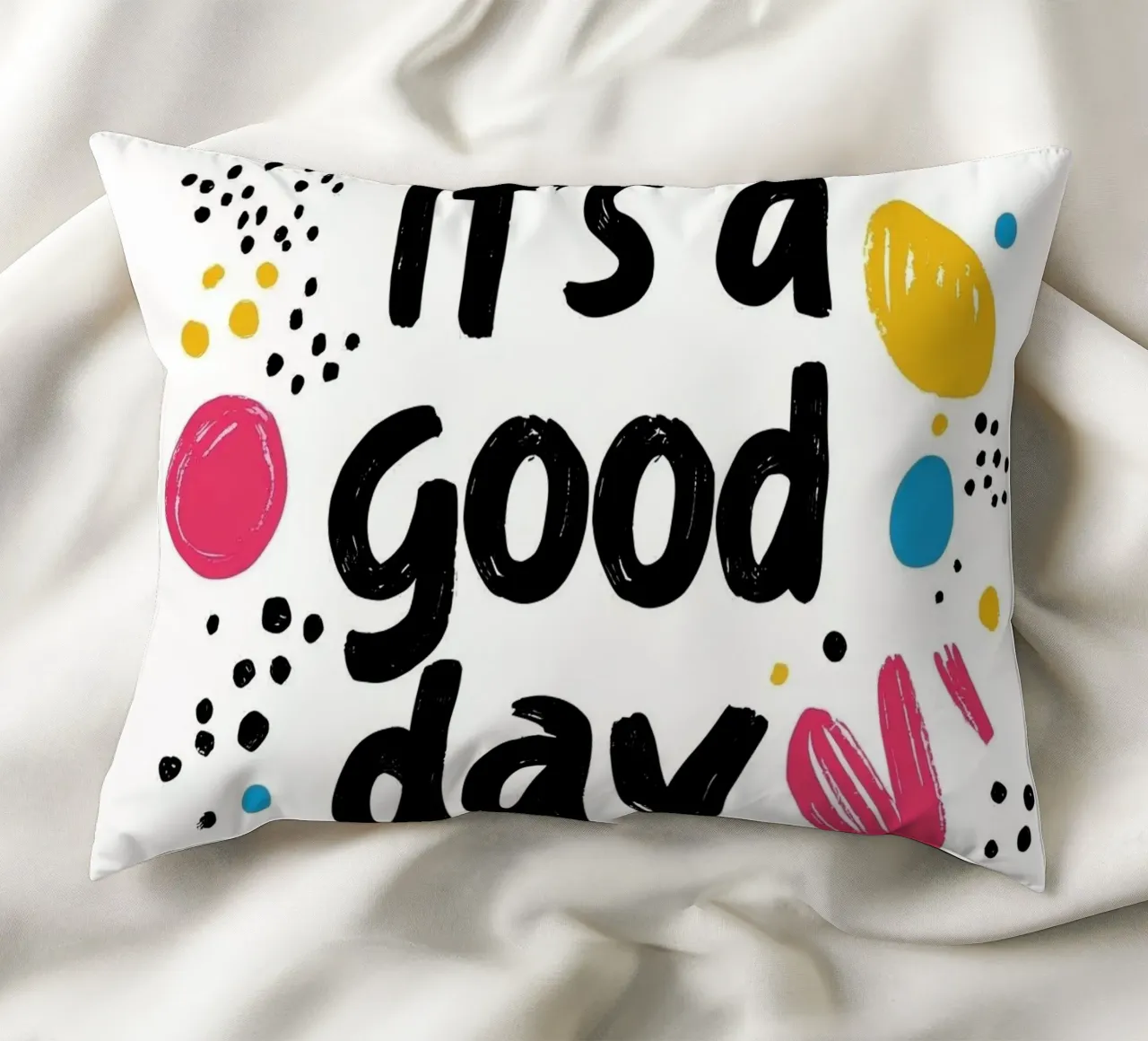 It's a good day cuscino da Art Typo Essentiel
