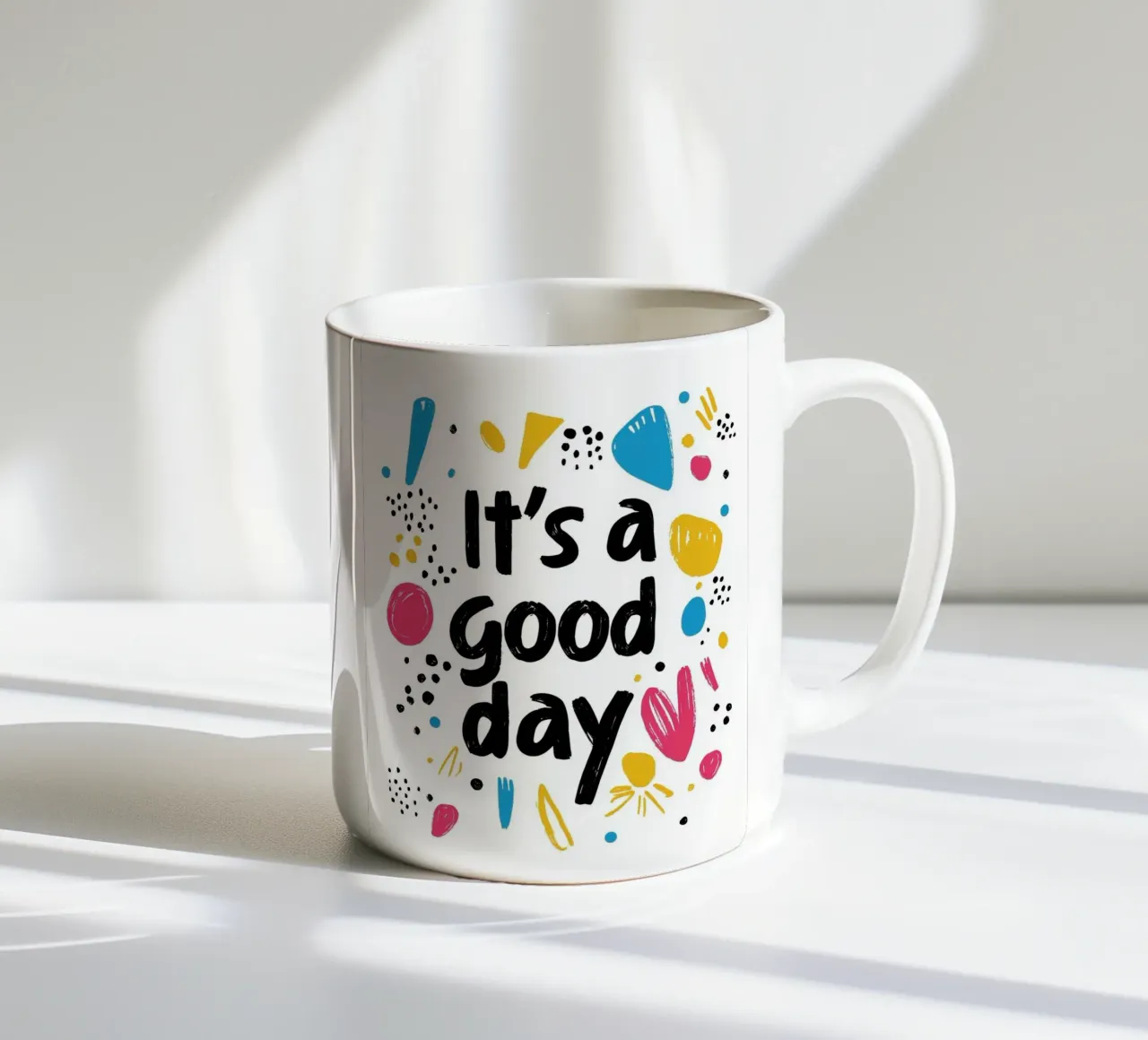 It's a good day tazza in ceramica da Art Typo Essentiel