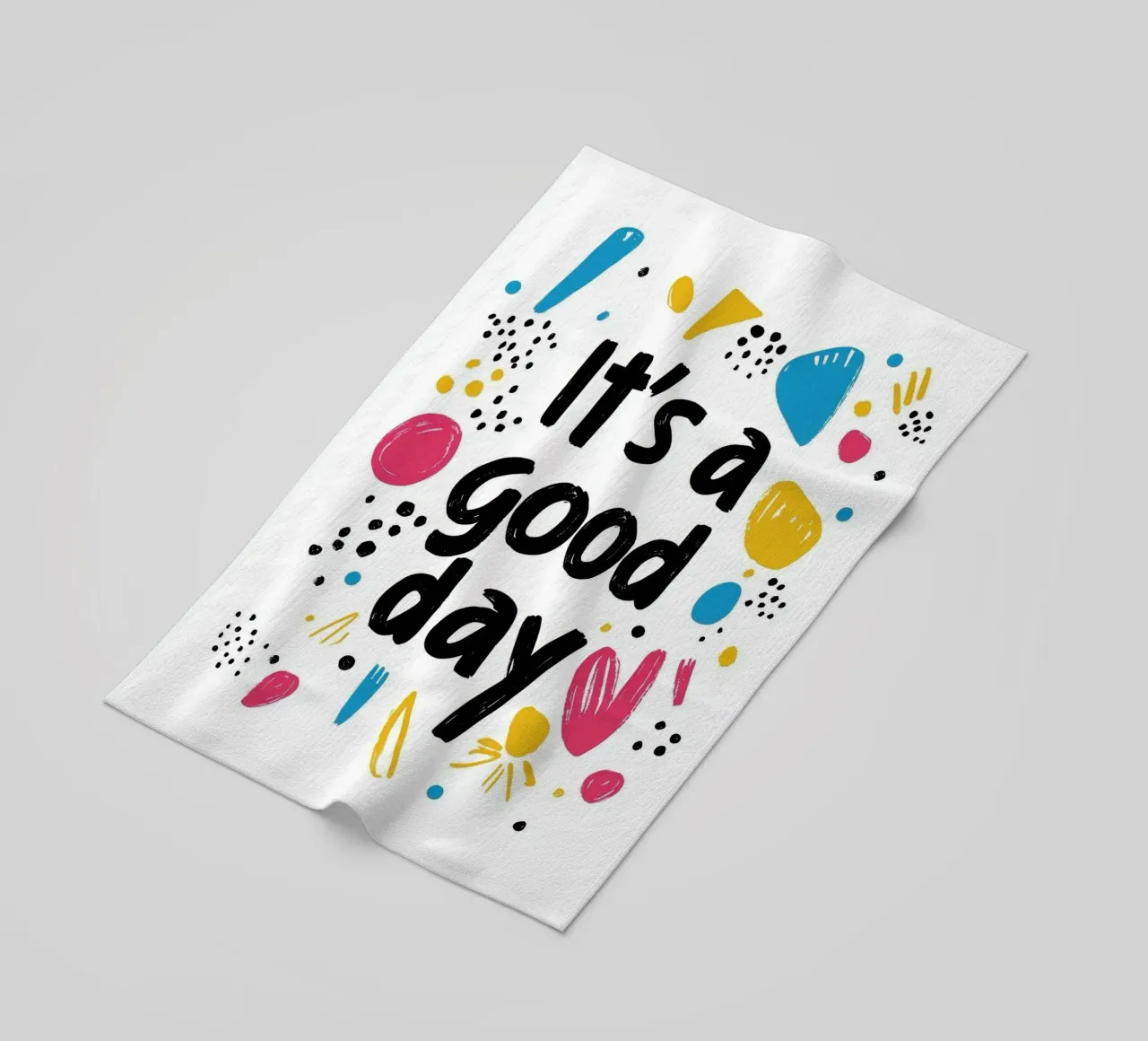 It's a good day telo mare da Art Typo Essentiel