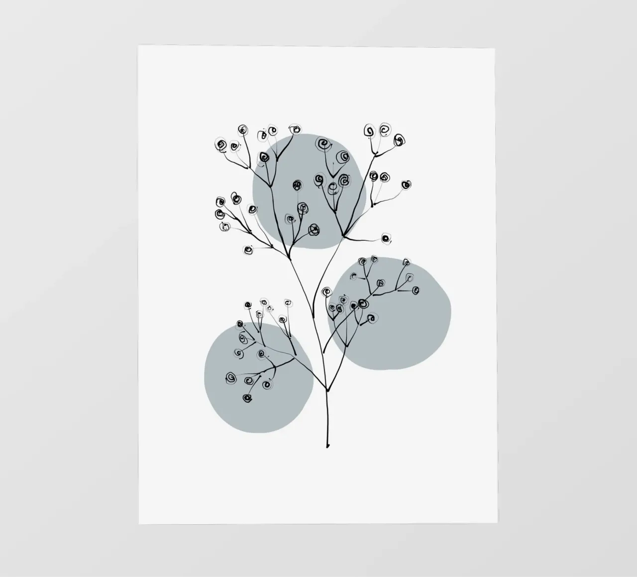 Alina Buffiere - Delicate Botanicals - Schleierkraut telo in pvc da The Artcircle
