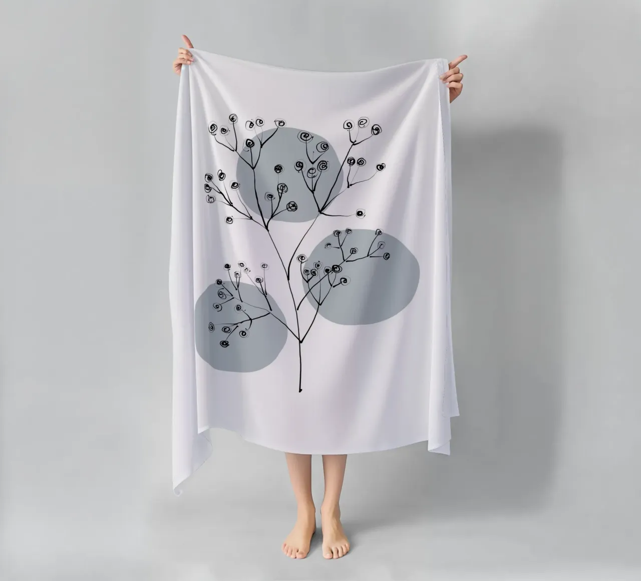 Alina Buffiere - Delicate Botanicals - Schleierkraut telo mare da The Artcircle