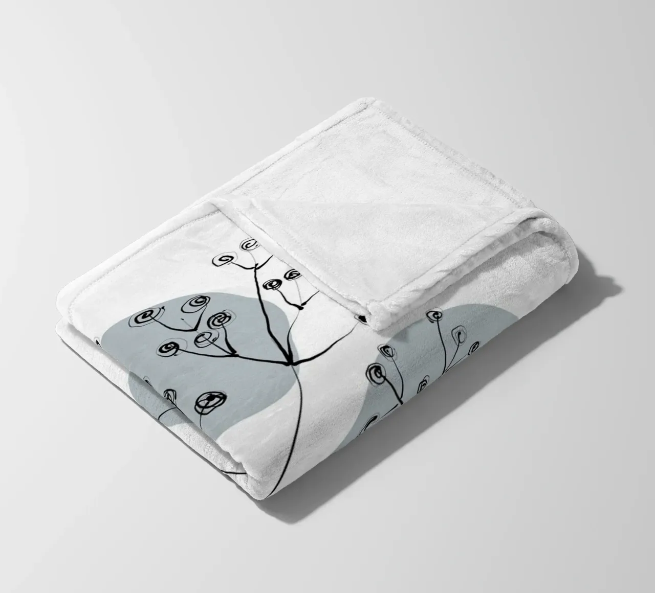 Alina Buffiere - Delicate Botanicals - Schleierkraut coperta in pile da The Artcircle