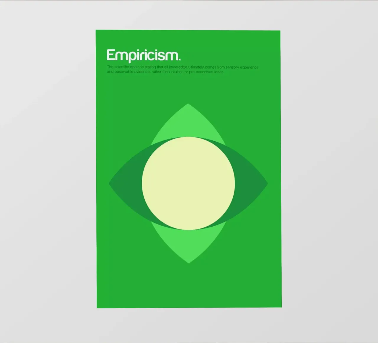 Empiricism telo in pvc da Genís Carreras