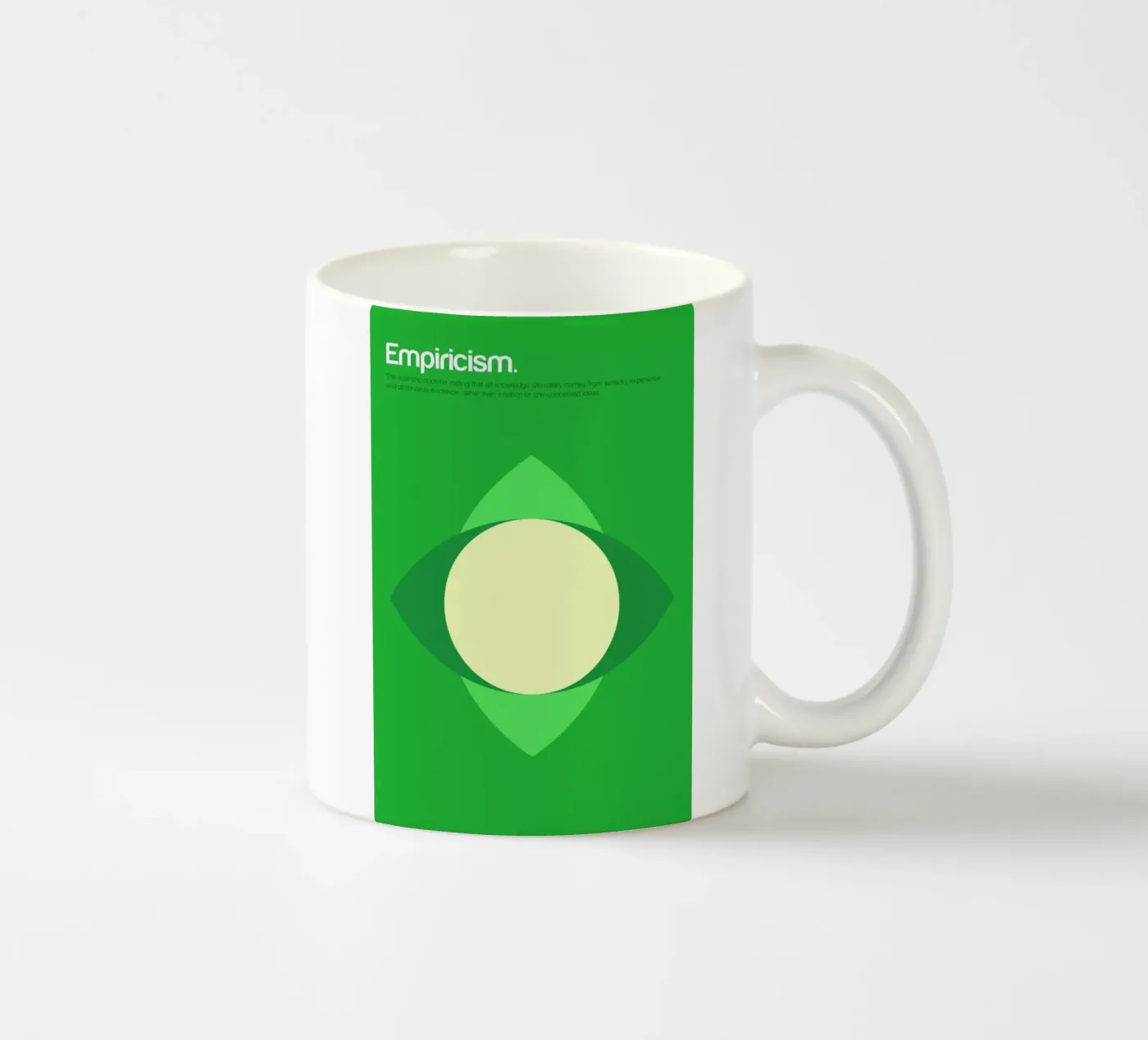 Empiricism ceramic mug by Genís Carreras