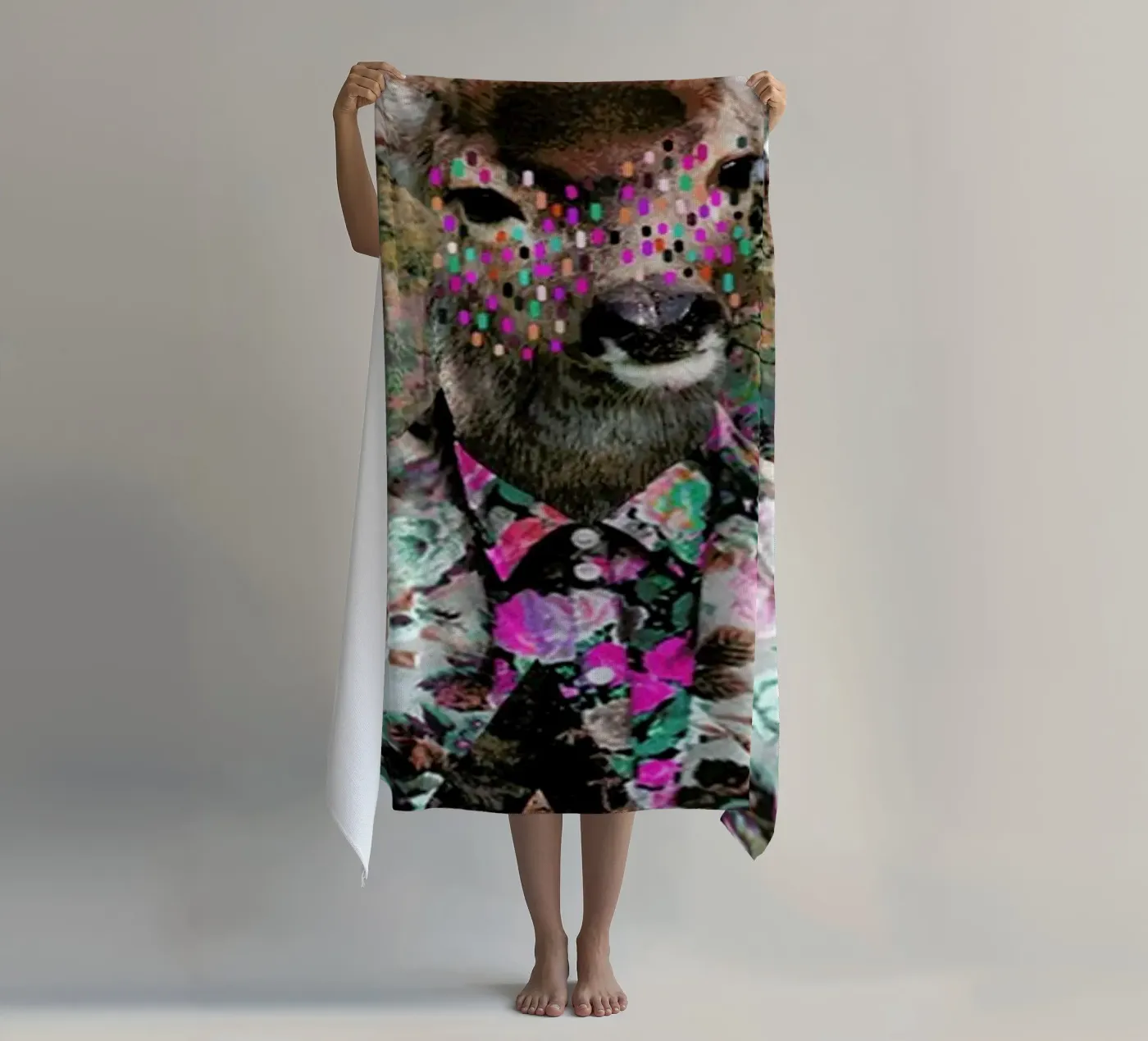 Bosque strandhanddoek van Kris Tate