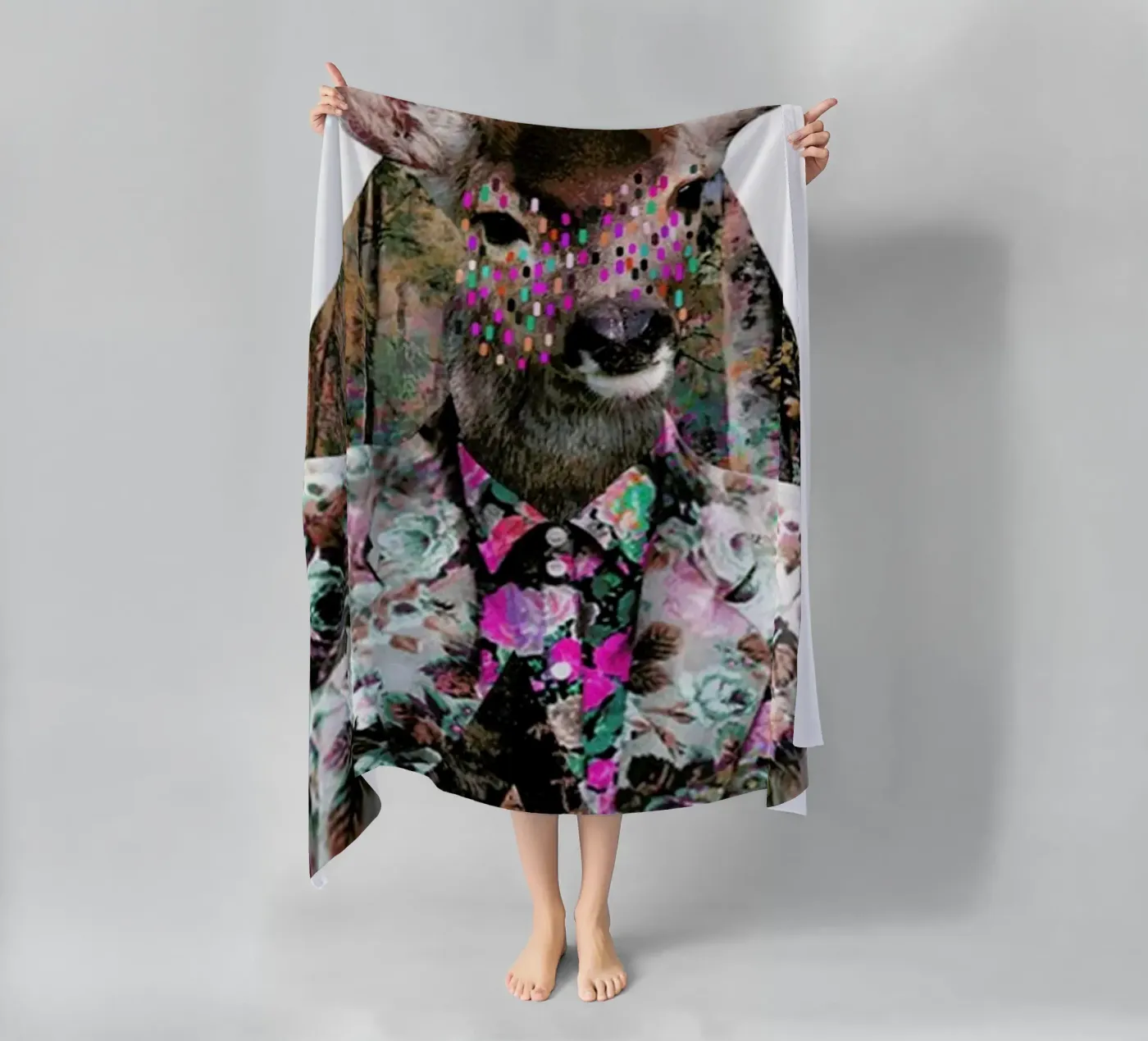 Bosque strandhanddoek van Kris Tate