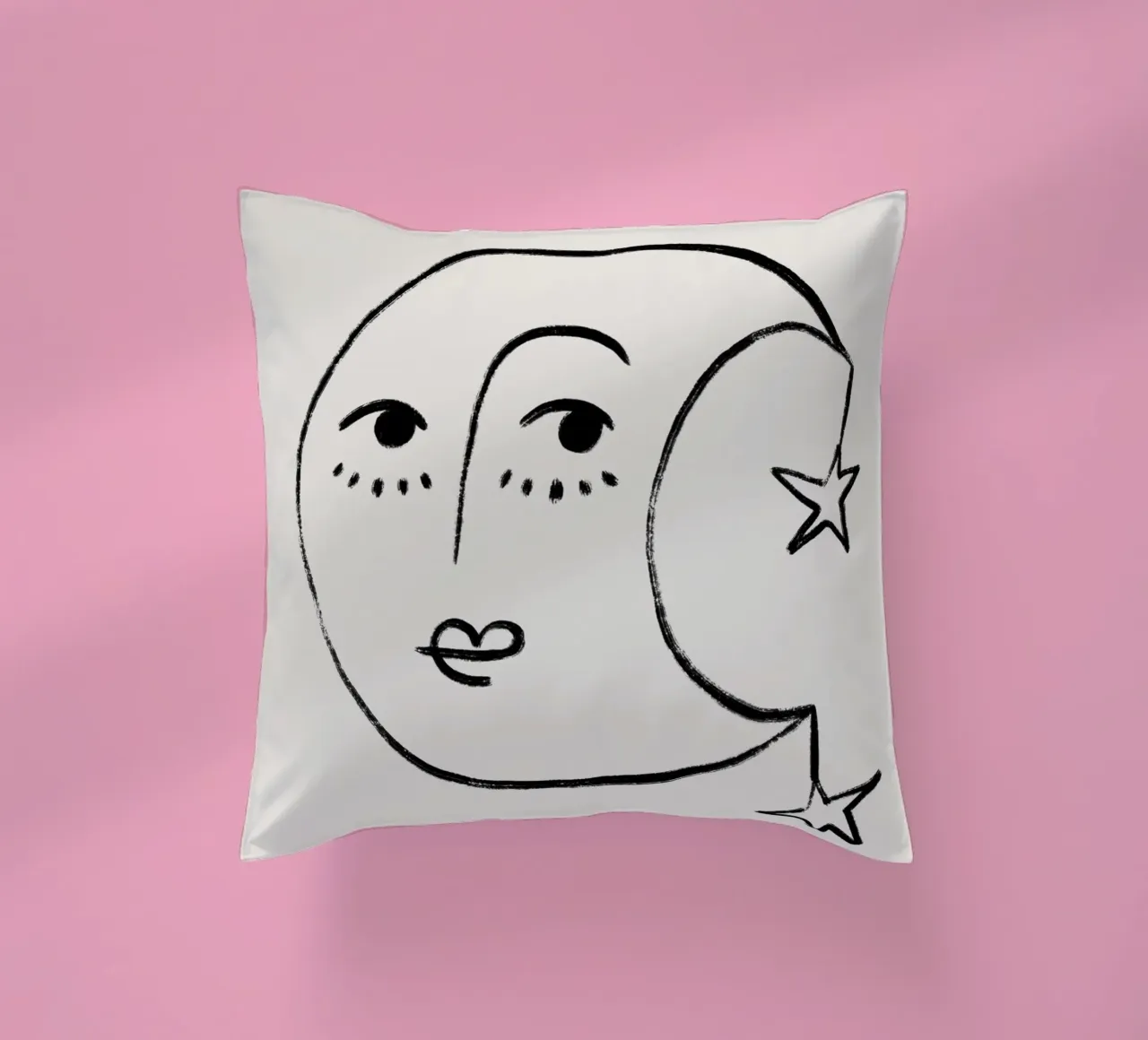 Alina Buffiere - La Luna decorative cushion by The Artcircle