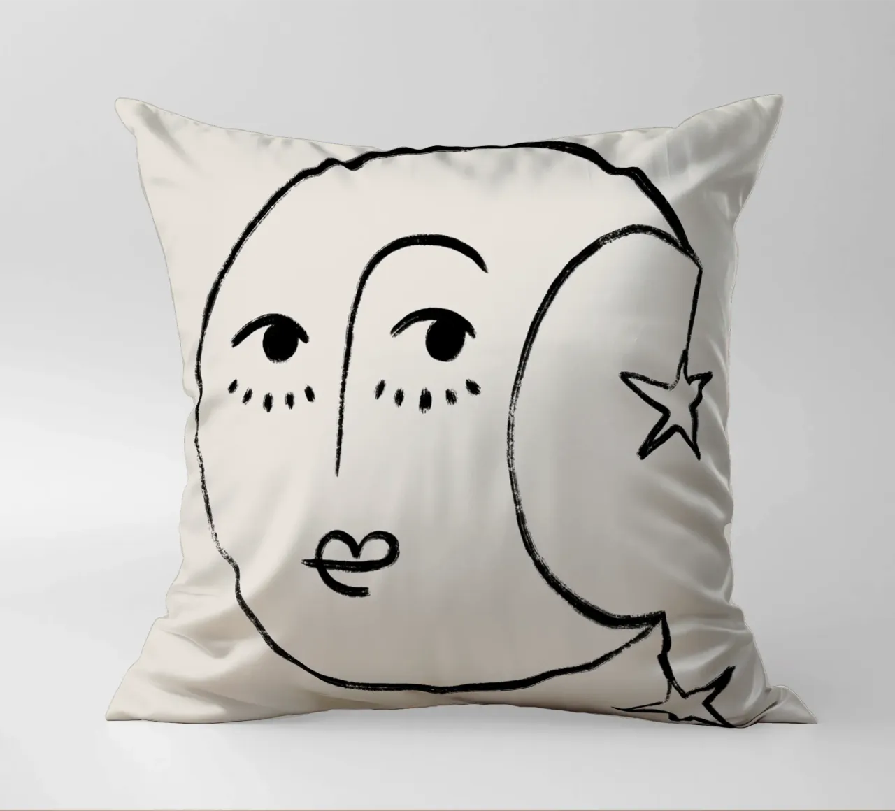 Alina Buffiere - La Luna decorative cushion by The Artcircle