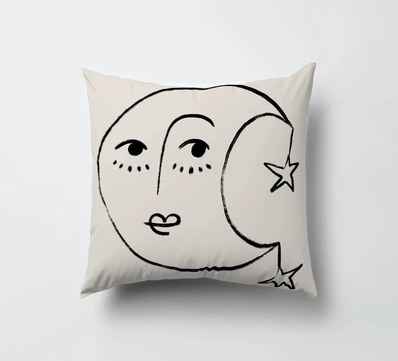 Alina Buffiere - La Luna decorative cushion by The Artcircle