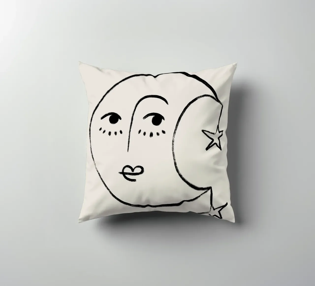 Alina Buffiere - La Luna decorative cushion by The Artcircle