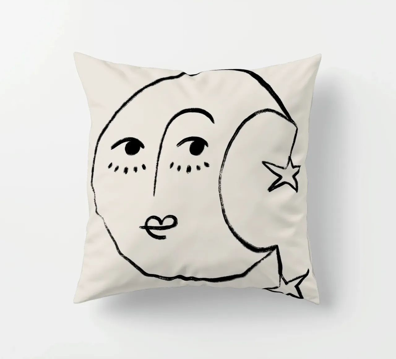Alina Buffiere - La Luna decorative cushion by The Artcircle