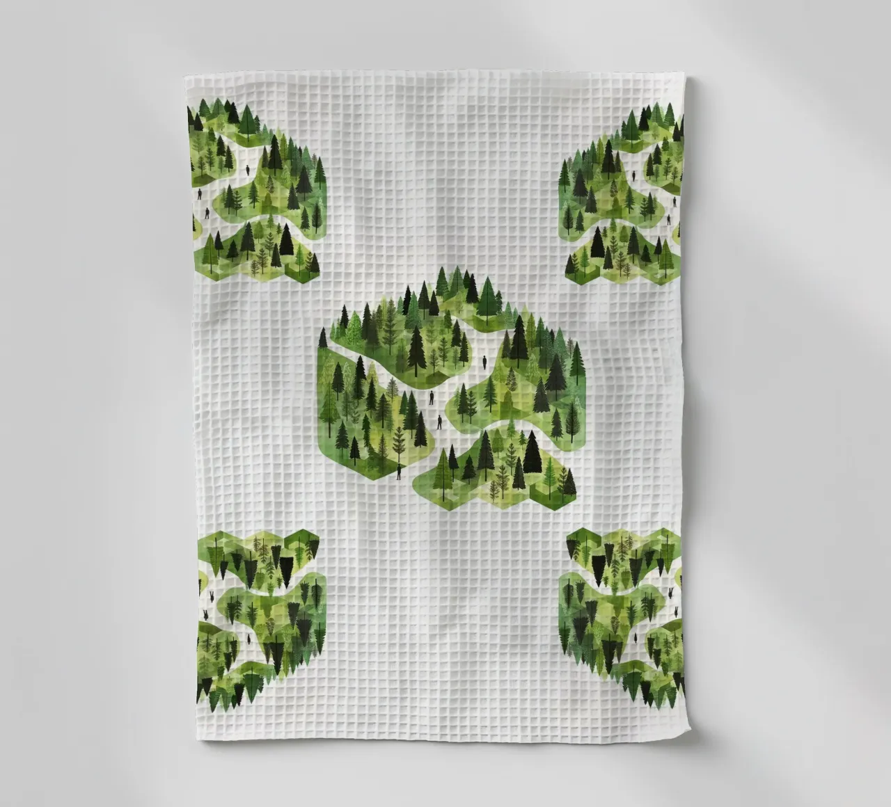 Green emerge 3 -  scatter canovaccio da cucina da The Quiet Senju
