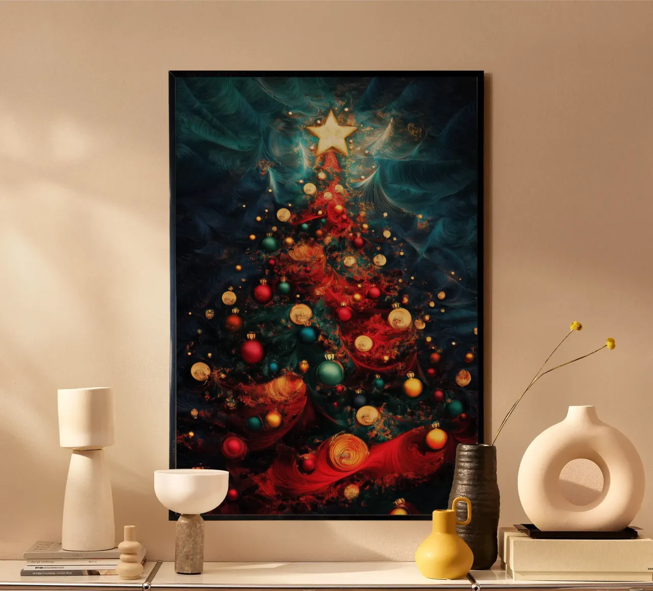 Albero di Natale carta hahnemühle da Imagine