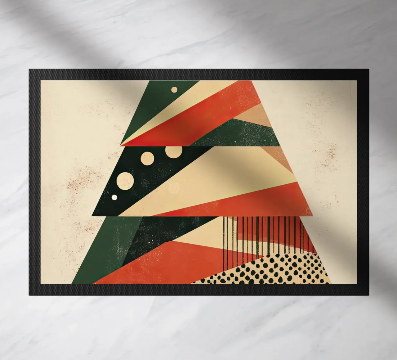 Kerstboom abstract doormat by Imagine
