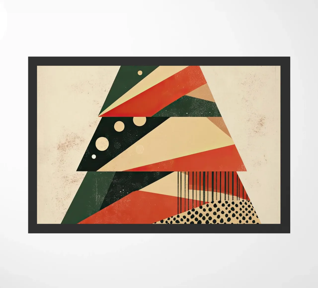 Kerstboom abstract doormat by Imagine