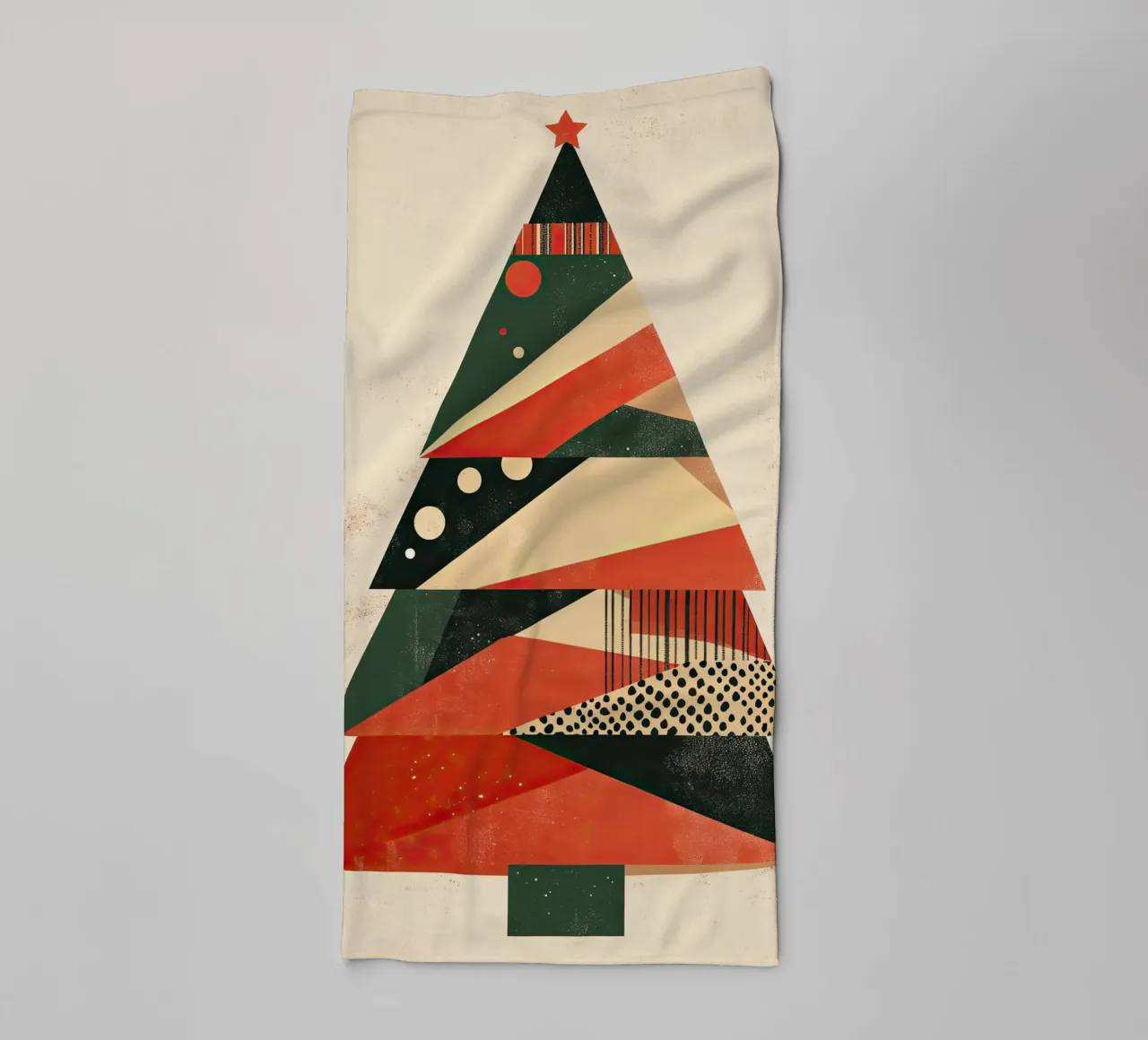 Kerstboom abstract towel by Imagine
