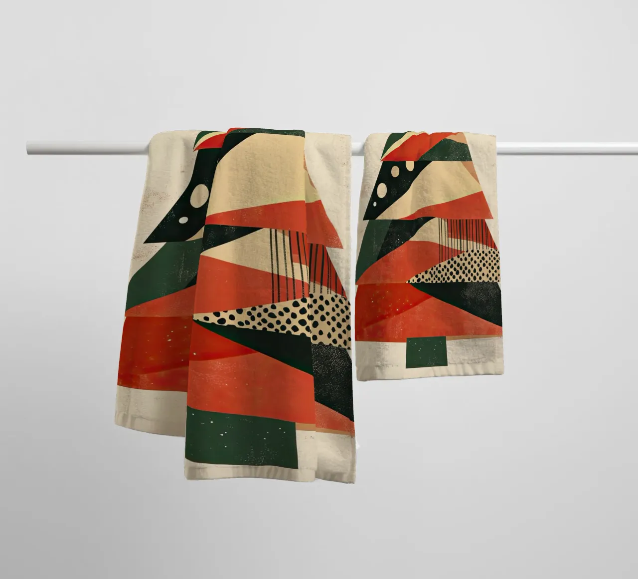 Kerstboom abstract towel by Imagine