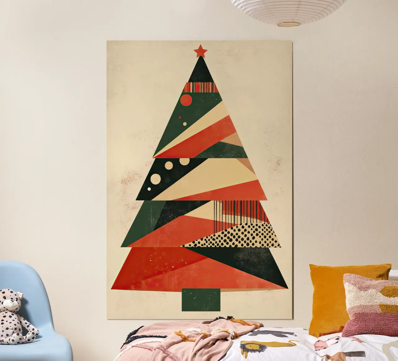 Kerstboom abstract poster by Imagine