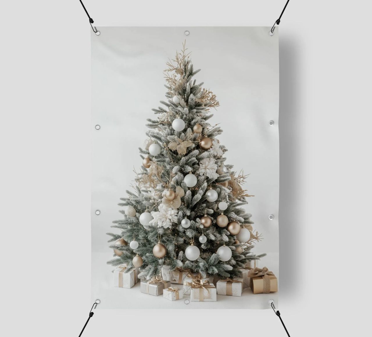 Albero di Natale con pacchetti telo in pvc da Imagine
